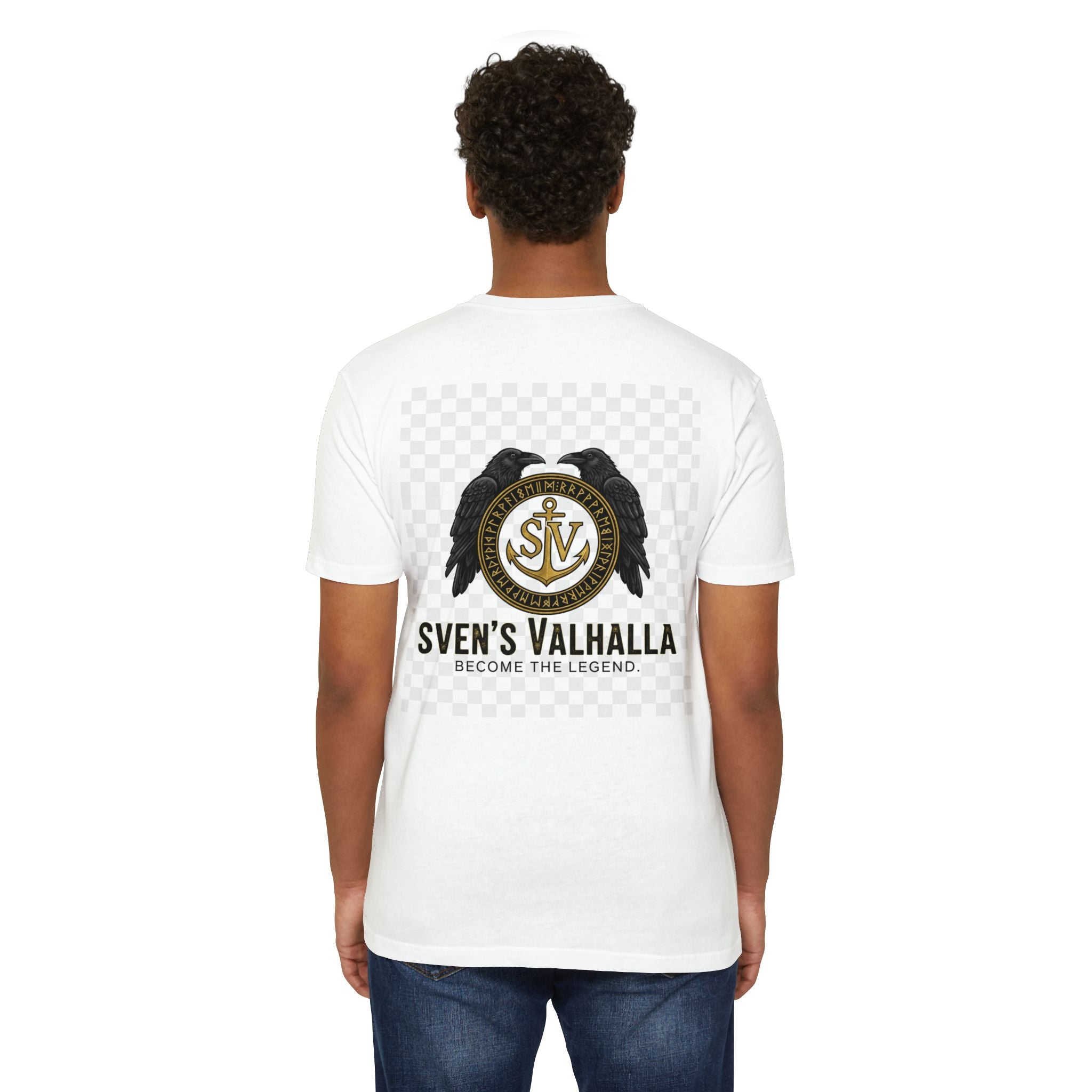 Sven's Valhalla Viking T‑Shirt — 'Become the Legend' Graphic Tee